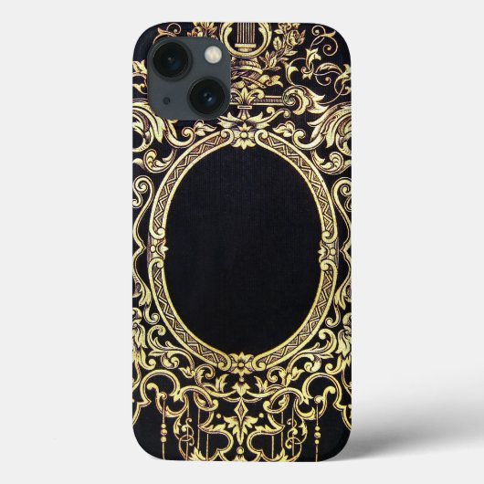 Valln Gold Lijst (ideaal voor een monogram!) Case-Mate iPhone Case (Achterkant)