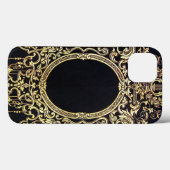 Valln Gold Lijst (ideaal voor een monogram!) Case-Mate iPhone Case (Achterkant (horizontaal))