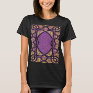 Valln Paars & Gold Vines Book Hoesje T-shirt