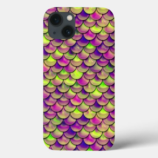 Valln Paarse en groene weegschalen Case-Mate iPhone Case (Achterkant)