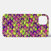 Valln Paarse en groene weegschalen Case-Mate iPhone Case (Achterkant (horizontaal))