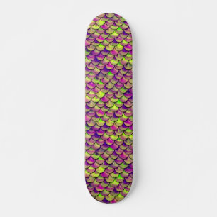 Valln Paarse en groene weegschalen Persoonlijk Skateboard
