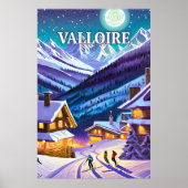 Valloire: Alpestre Toile, Hiver's Eclats in Harmo Poster (Voorkant)