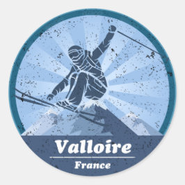 Valloire Skigebied Ronde Sticker