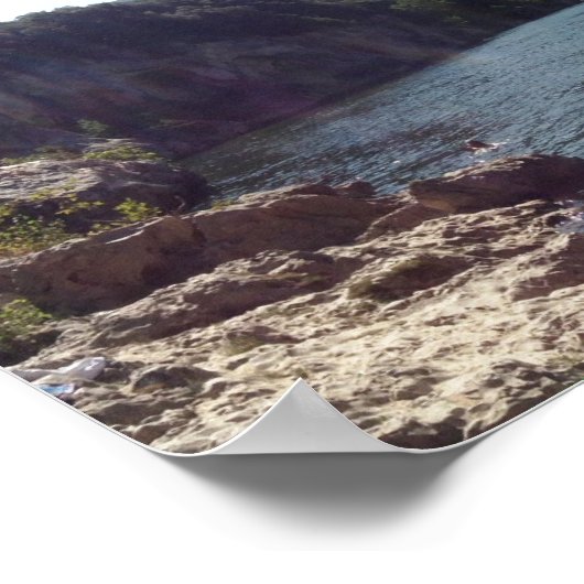 Vallon Pont D'Arc - Panorama Poster (Hoek)