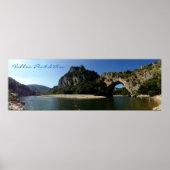 Vallon Pont D'Arc - Panorama Poster (Voorkant)