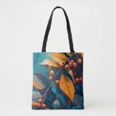 Vallooienolie geschilderd. Natuur najaarsblad Tote Bag (Voorkant)
