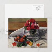 Vallotton - Bloemen en aardbeien Briefkaart (Voorkant / Achterkant)