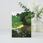 Vallotton - De Dordogne met Carrenac Feestdagenkaart (Staand voorkant)