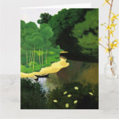 Vallotton - De Dordogne met Carrenac Kaart (Gele Bloem)