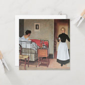 Vallotton - Het Patient, het fijne kunstschilderij Kaart (Voorkant / Achterkant in situ)