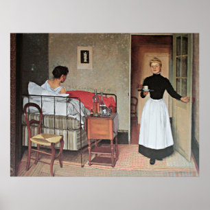 Vallotton - Het Patient, het fijne kunstschilderij Poster