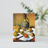 Vallotton - Moroccan Jug and Pears, fine art Briefkaart (Staand voorkant)