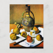 Vallotton - Moroccan Jug and Pears, fine art Briefkaart (Voorkant)