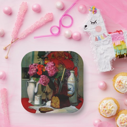 Vallotton - Stilleven in Chinees schilderen Papieren Bordje (Feest)