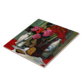 Vallotton - Stilleven in een Chinees schilderij Tegeltje (Zijkant)