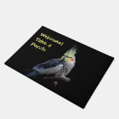 Valmat voor valkparkiet deurmat (Schuin)