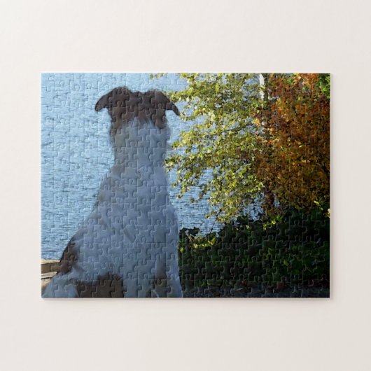 Valmeer en Borzoi Legpuzzel (Horizontaal)