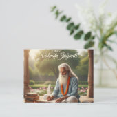 Valmiki jayanti viering briefkaart (Staand voorkant)