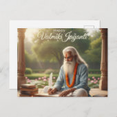 Valmiki jayanti viering briefkaart (Voorkant / Achterkant)