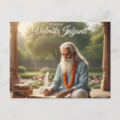 Valmiki jayanti viering briefkaart (Voorkant)