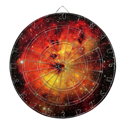 Valn Galaxy in Fire Dartbord (Voorkant)