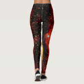Valn Galaxy in Fire Leggings (Achterkant)
