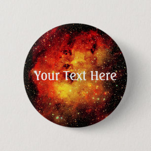 Valn Galaxy in Fire Ronde Button 5,7 Cm