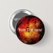 Valn Galaxy in Fire Ronde Button 5,7 Cm (Voorkant /achterkant)