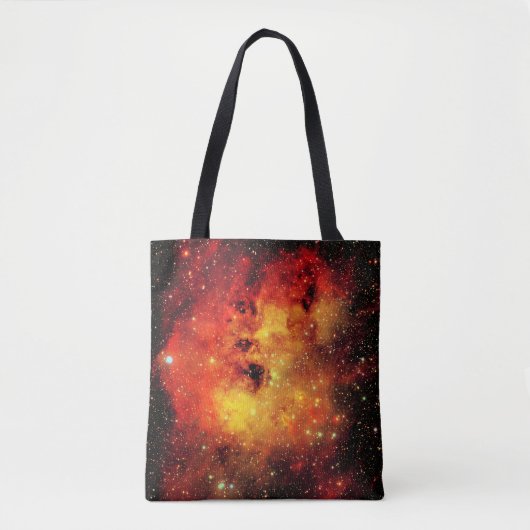 Valn Galaxy in Fire Tote Bag (Voorkant)