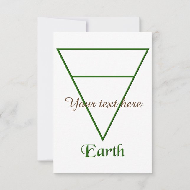 Valn Pagan Earth Element Symbol (Voorkant)