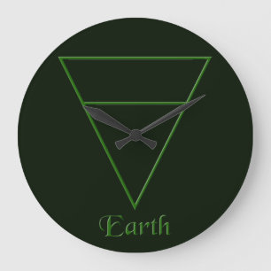 Valn Pagan Earth Element Symbol Grote Klok