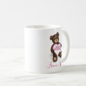 Valnetine's Day  Teddy Bear Persoonlijk Koffiemok (Voorkant rechts)