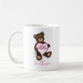 Valnetine's Day  Teddy Bear Persoonlijk Koffiemok (Links)