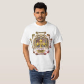 Valor familiewapen achternaam t-shirt (Voorkant volledig)