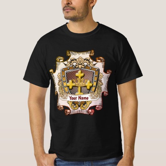Valor  Family Crest Surname t-shirt (Voorkant)