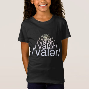 Valor Fonetisch Meisjes T-Shirt