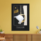 Valor: Inspirerend prijsopgave 1 Canvas Afdruk (Insitu (Woonkamer))