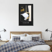 Valor: Inspirerend prijsopgave 1 Canvas Afdruk (Insitu (Slaapkamer))