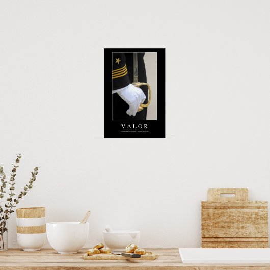 Valor: Inspirerend prijsopgave 1 Poster (Keuken)