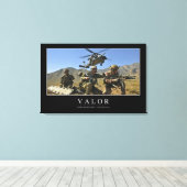 Valor: Inspirerend prijsopgave 2 Canvas Afdruk (Insitu (Houten vloer))