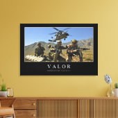 Valor: Inspirerend prijsopgave 2 Canvas Afdruk (Insitu (Woonkamer))