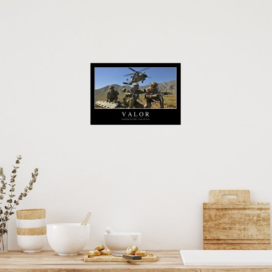 Valor: Inspirerend prijsopgave 2 Poster (Keuken)