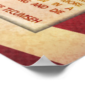 Valor Poem Poster (Hoek)