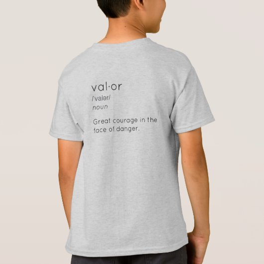 Valor T-shirt (Achterkant)