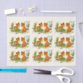 valoxes Retro kerstpatroon Tissuepapier (Craft)