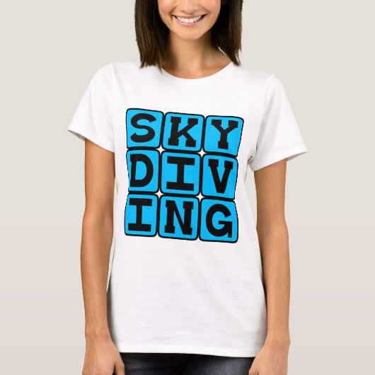 Valparachutespringen, Sport T-shirt (Voorkant)