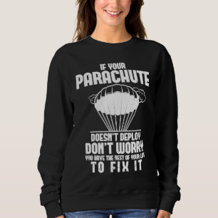 Valparachutisme parachutist Grappig parachute BASE Trui