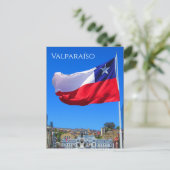 valparaíso armada paleis briefkaart (Staand voorkant)