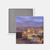 Valparaiso at Night Magneet (Voorkant / Achterkant)